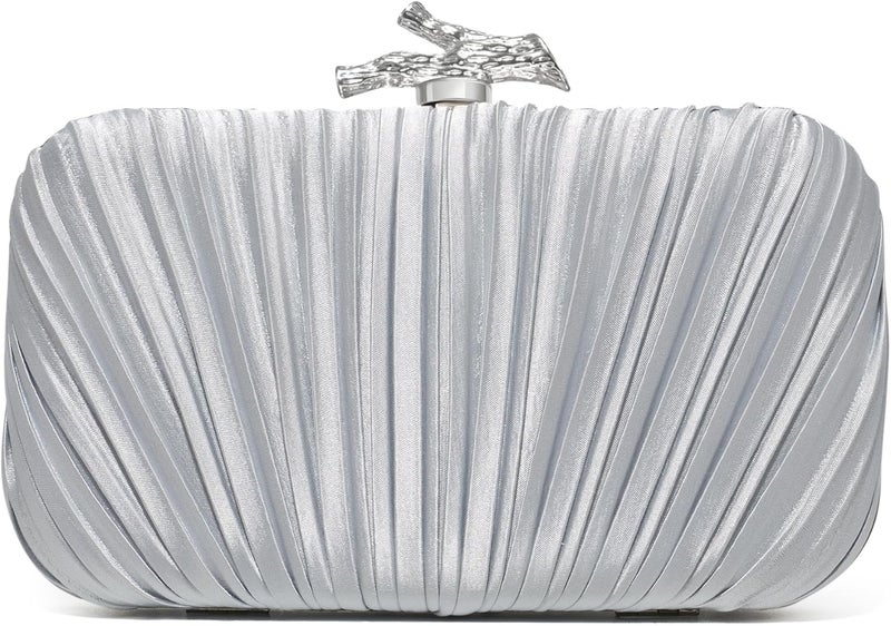CHUNLI Clutch Purses for Women Evening/Wedding Chic Woven Bag Formal PU Leather Purse Designer Handbags for Women - Image 1